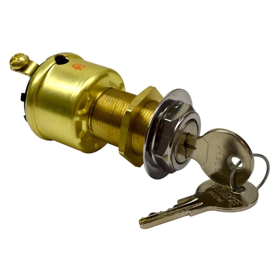 Boating Cole Hersee | 2 Position Ignition Brass Switch - Cole Hersee