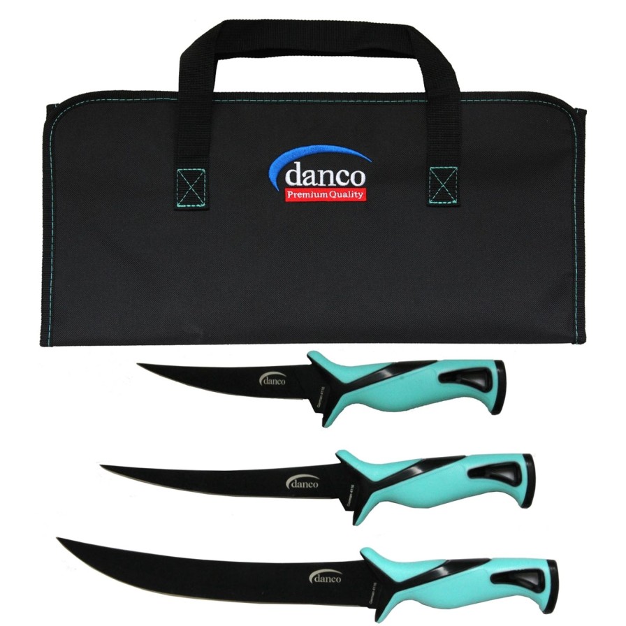 Fishing Danco | Pro Series 3 Knife Kit With Roll Up Case - Danco