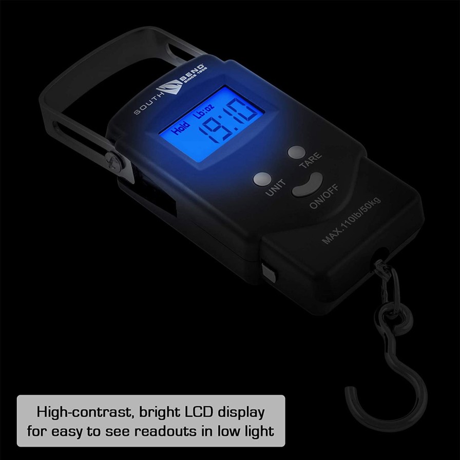 Fishing South Bend | Digital Hanging Fishing Scale & Tape Measure - South Bend