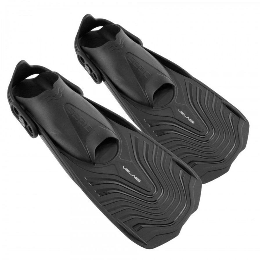 Spearfishing & Freediving Seac Fins | Vela Oh Fins - Seac Black