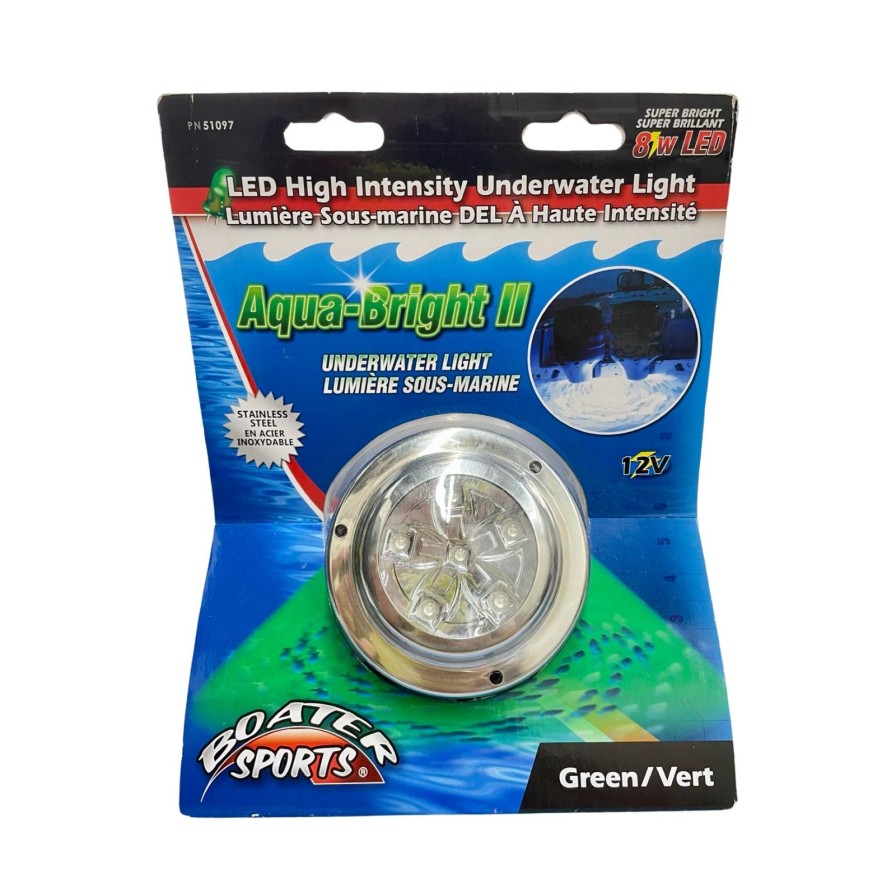 Boating Boater Sports | Aqua-Bright Ii Green Led Underwater Light - Boater Sports