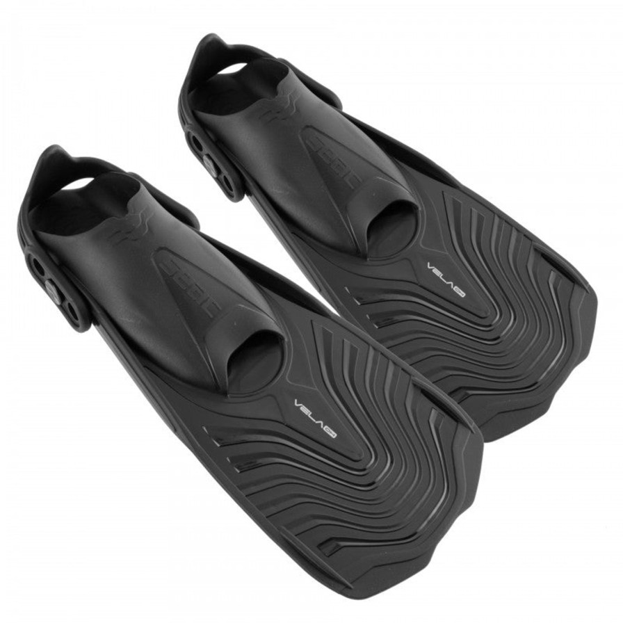 Spearfishing & Freediving Seac Masks & Snorkels | Vela Oh Fins - Seac Black