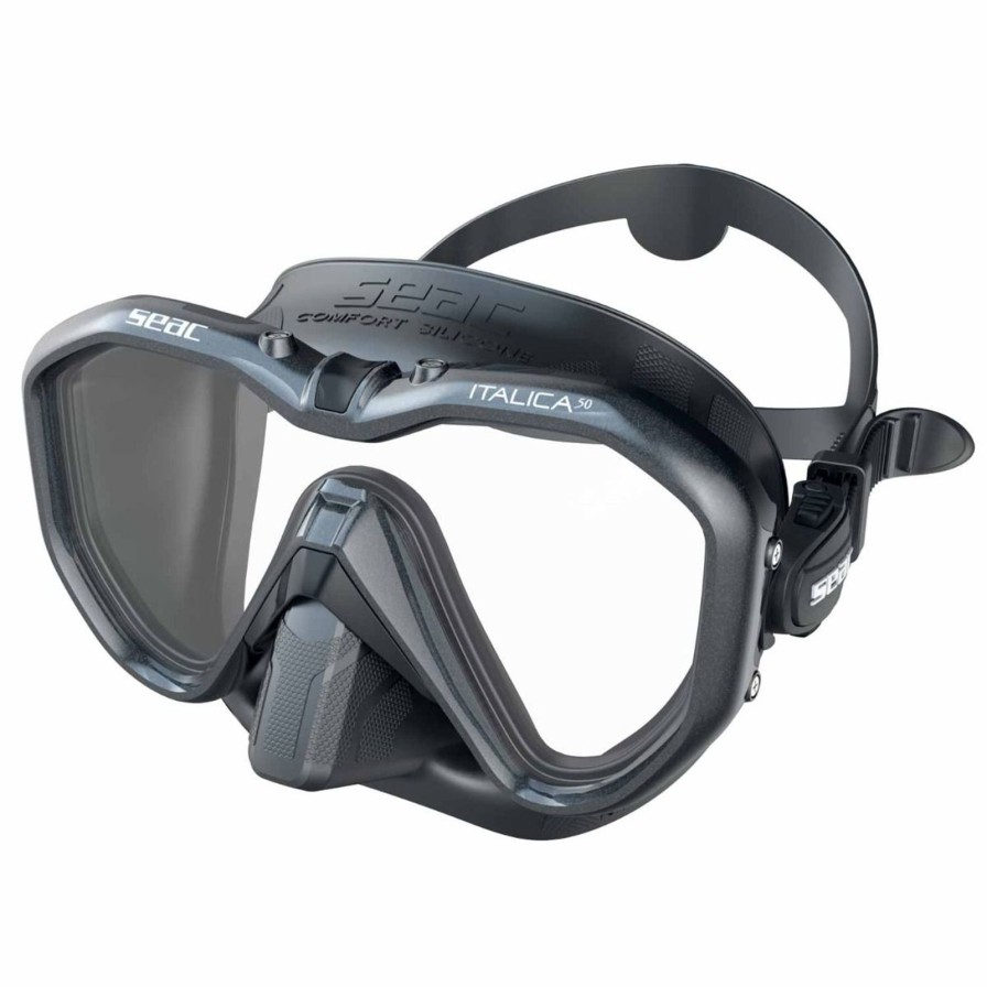 Spearfishing & Freediving Seac Masks & Snorkels | Seac Sub Mask Italica With Mirror Lenses